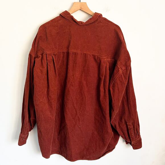 Levi's Button Up Corduroy Long Sleeve Top Orange Size XL - Picture 5 of 7